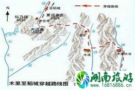 国内十大户外穿越线路介绍 徒步地图附上