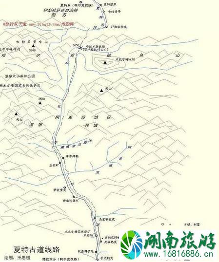 国内十大户外穿越线路介绍 徒步地图附上