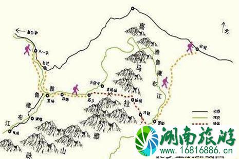 国内十大户外穿越线路介绍 徒步地图附上