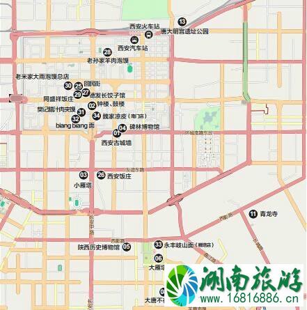 西安旅游交通地图 去西安旅游多少钱