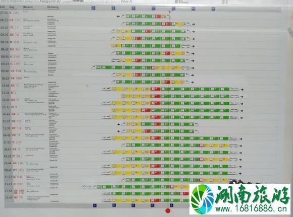 在德国坐火车攻略 注意事项+时间