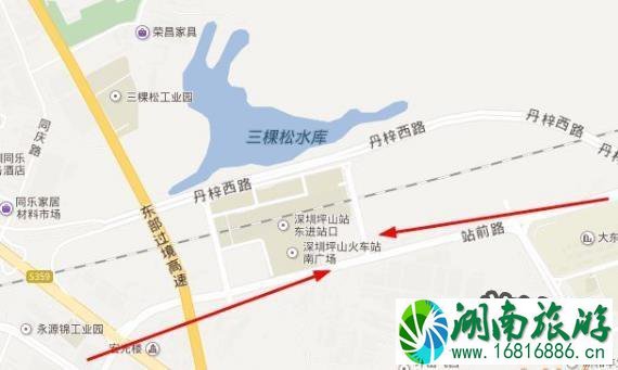 深圳坪山高铁站坐什么公交车或者地铁可以到