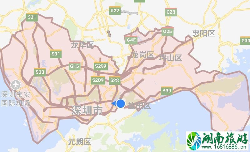 2022深圳对外地车免限行道路名单有哪些