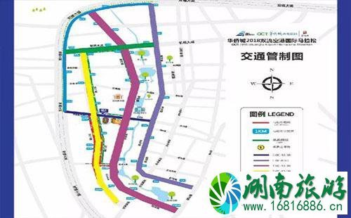 2022双流空港国际马拉松临时交通管制时间+范围