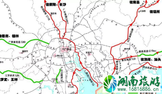 2022广东五一高速避堵路线出行指南