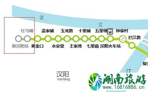 武汉地铁4号线运营时间+线路图+延长线站点名称