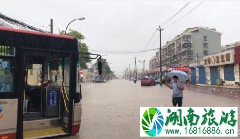 2022年7月24天津下雨哪些公交线路有影响