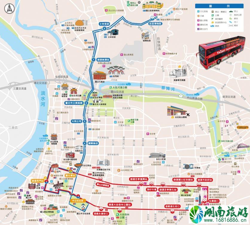 台北双层巴士哪里坐 2022台北双层巴士票价路线+常见问题