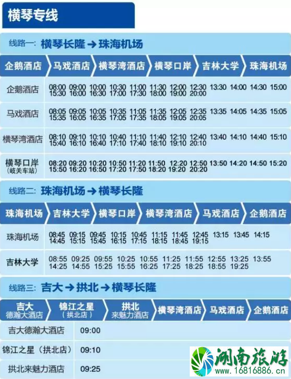 2022珠海机场快线时刻表+票价+站点 珠海机场停车收费标准