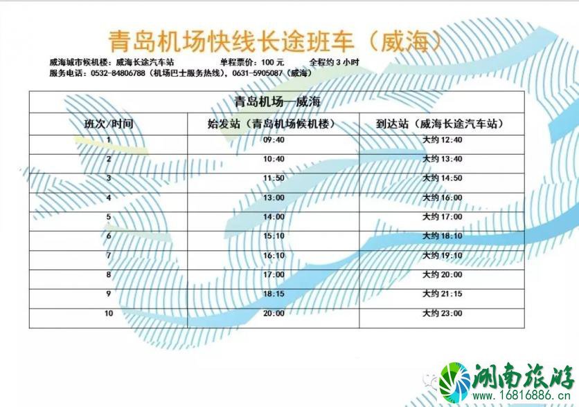 青岛机场大巴702时刻表 2022青岛机场大巴最新时刻表