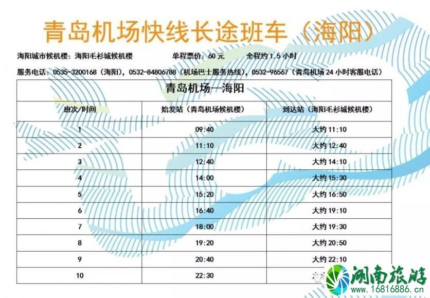 青岛机场大巴702时刻表 2022青岛机场大巴最新时刻表