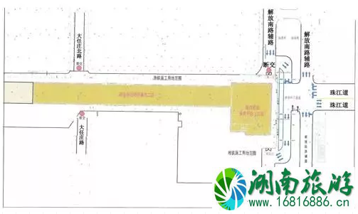 2022天津地铁南珠桥站施工封闭路段+时间