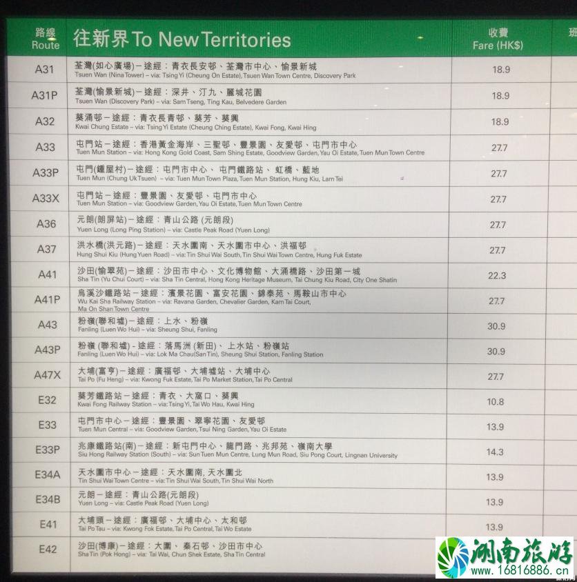 香港交通攻略自由行 香港坐什么交通工具便宜