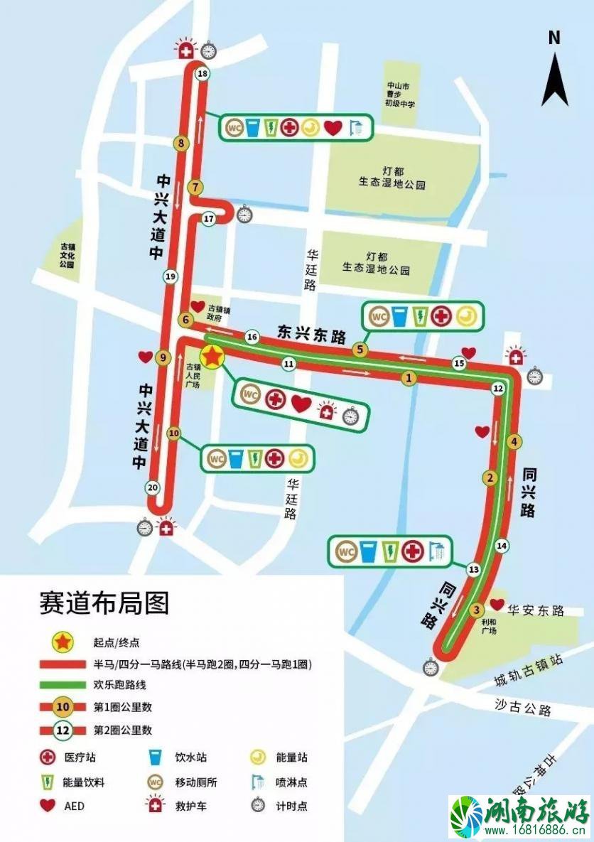 2022中山古镇马拉松时间+线路+交通管制