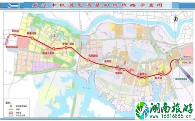 2022武汉蔡甸线开通时间+站点