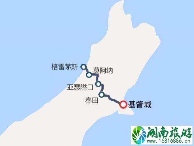 2022新西兰观光火车线路图+票价+运营时间