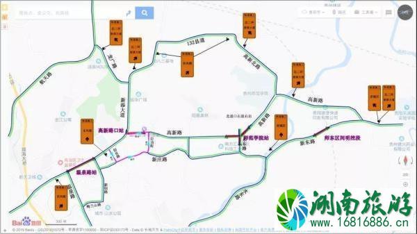 2022年贵阳施工路段交通管制时间路段+公交调整线路