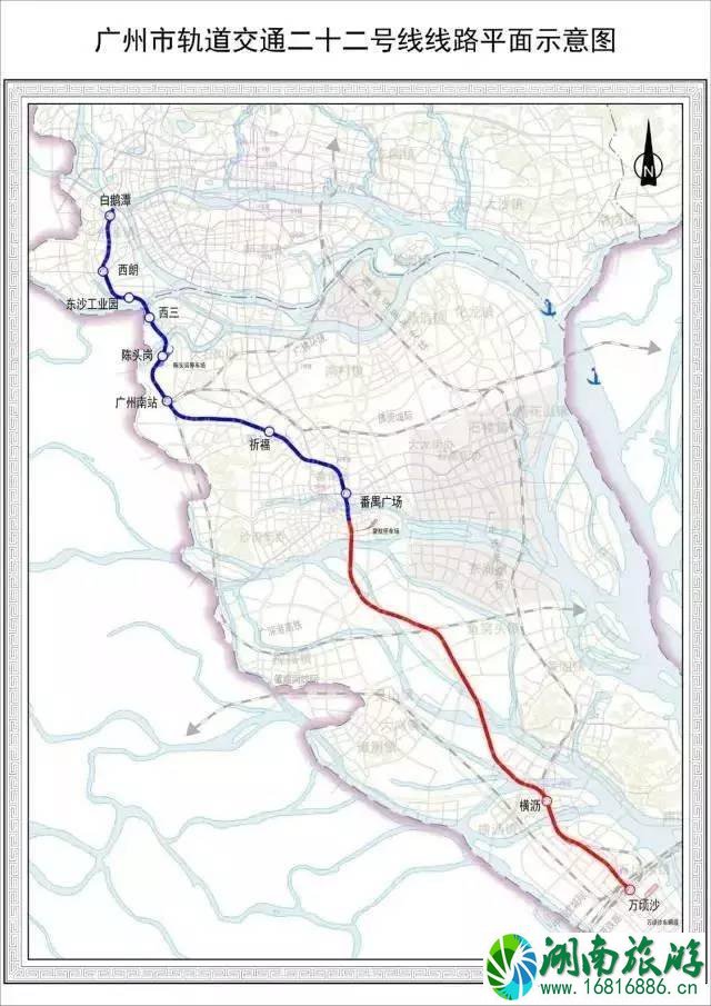 广州地铁2020年开通新线时间+线路图+站点