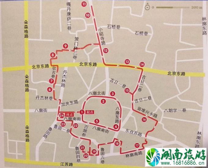 拉萨八廓街内圈线路旅游攻略