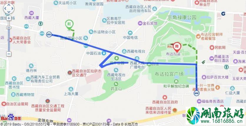 布达拉宫坐几路公交车可以到 布达拉宫在哪里