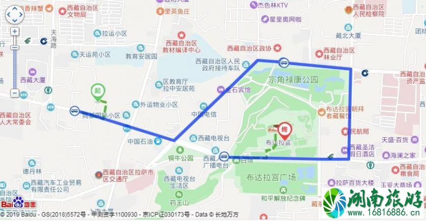 布达拉宫坐几路公交车可以到 布达拉宫在哪里