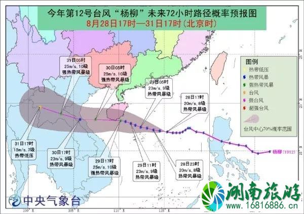 2022海南因台风杨柳取消航班+停航海峡 台风登陆时间