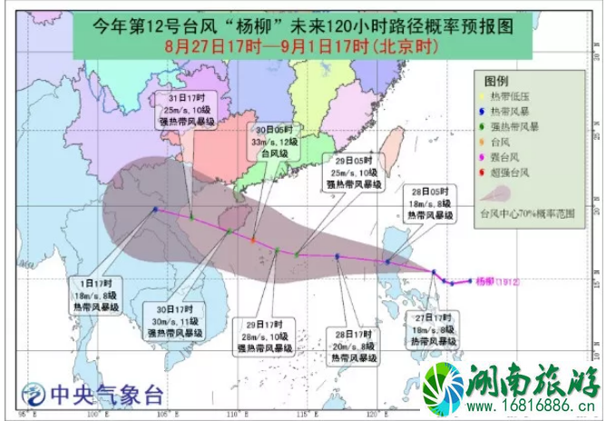 12号台风杨柳影响海南吗 2022台风杨柳海南登陆点