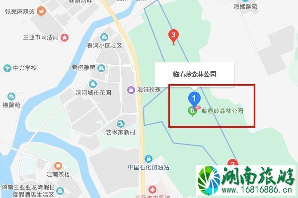 临春岭森林公园地址 三亚临春岭森林公园坐几路车