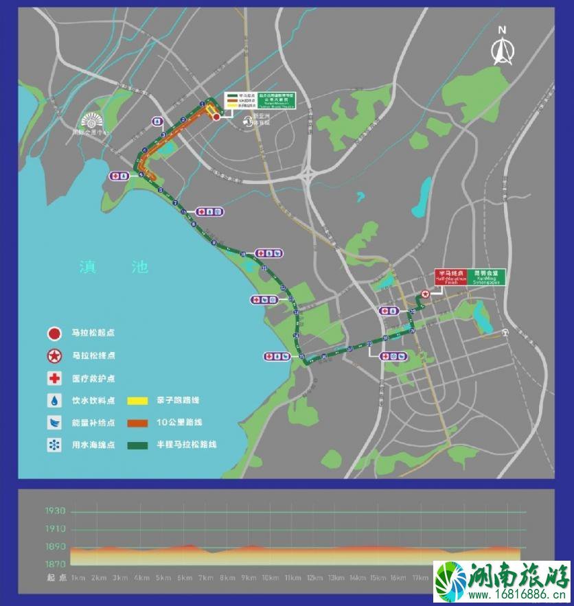 2022昆明高原马拉松报名入口+报名时间+路线