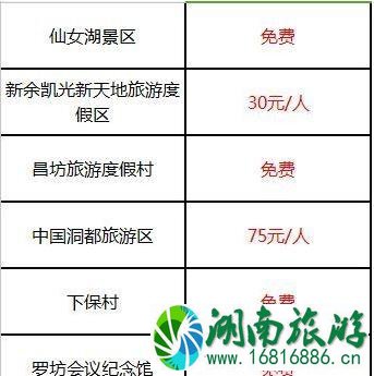 2022江西景区门票优惠政策