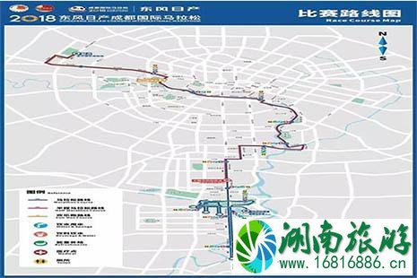 2022成都国际马拉松线路图 赛事拥有怎样的亮点