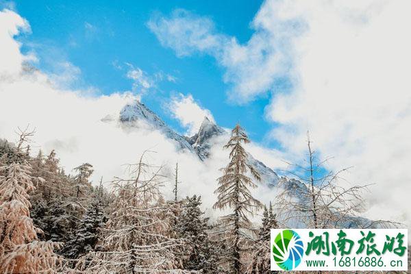 四川最美雪景游玩地 四川看雪的旅游景点