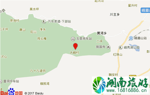 峨眉山旅游景点有哪些