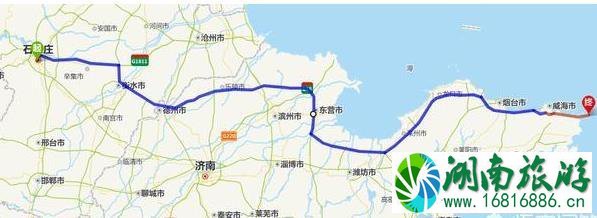 石家庄自驾山东海边游玩线路推荐 七天行程安排