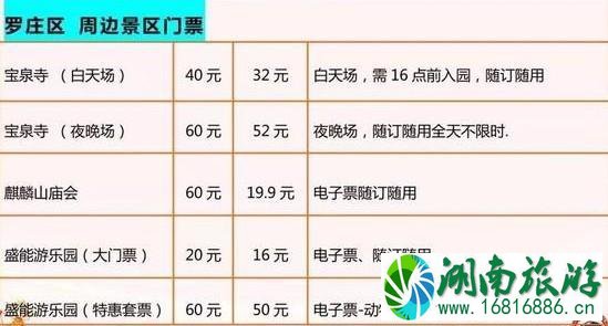 临沂庙会时间表2022 临沂庙会价格+景区价格