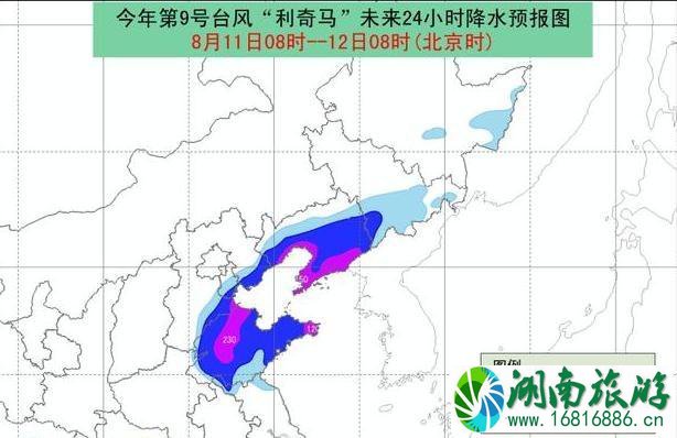 2022台风利奇马青岛路径 2022台风利奇马青岛积水路段整理