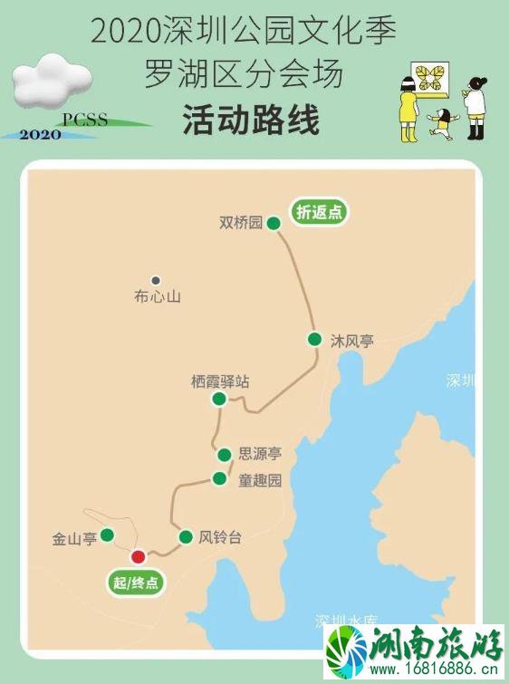 2020深圳公园淘金山荧光夜跑活动时间及线路