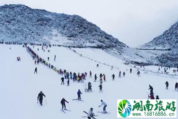 2021金佛山北坡滑雪场开放时间+门票价格