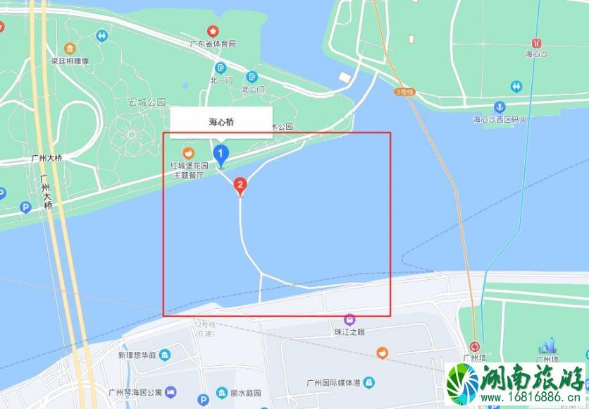 广州海心桥怎么预约 具体位置在哪里