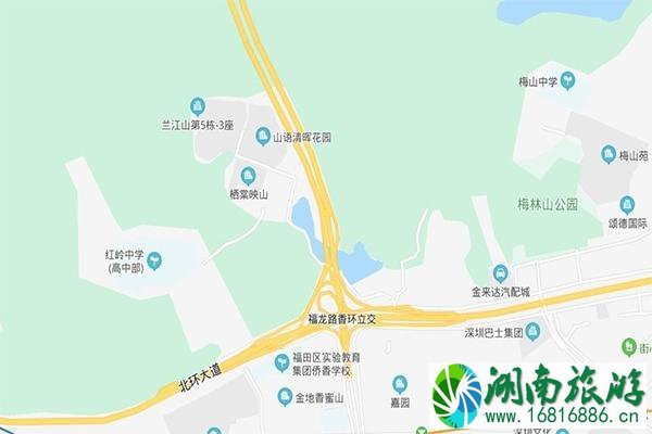 深圳梅林山公园徒步路线