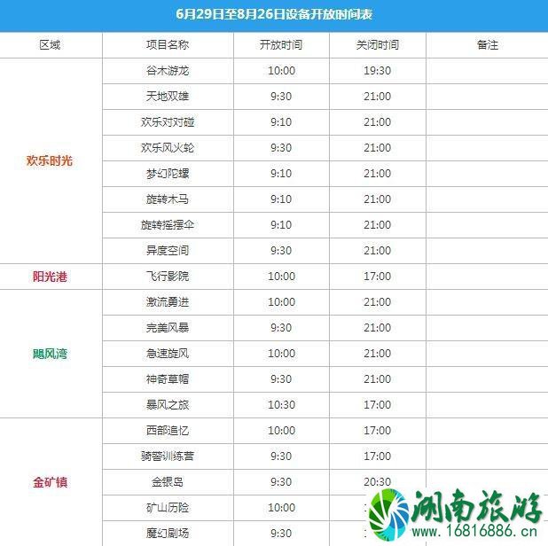 2022上海欢乐谷夜场时间+门票价格+项目